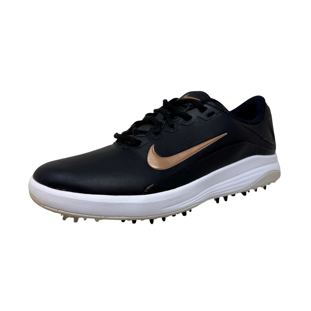 Nike Victory G Golf Shoes Soft Spikes Black Rose Gold Womens 8.5 Wide AQ2323-001